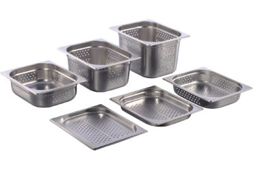 Roostevabast terasest GN nõu perforeeritud GN1/2 sügavus 20mm | Adexa 81220P