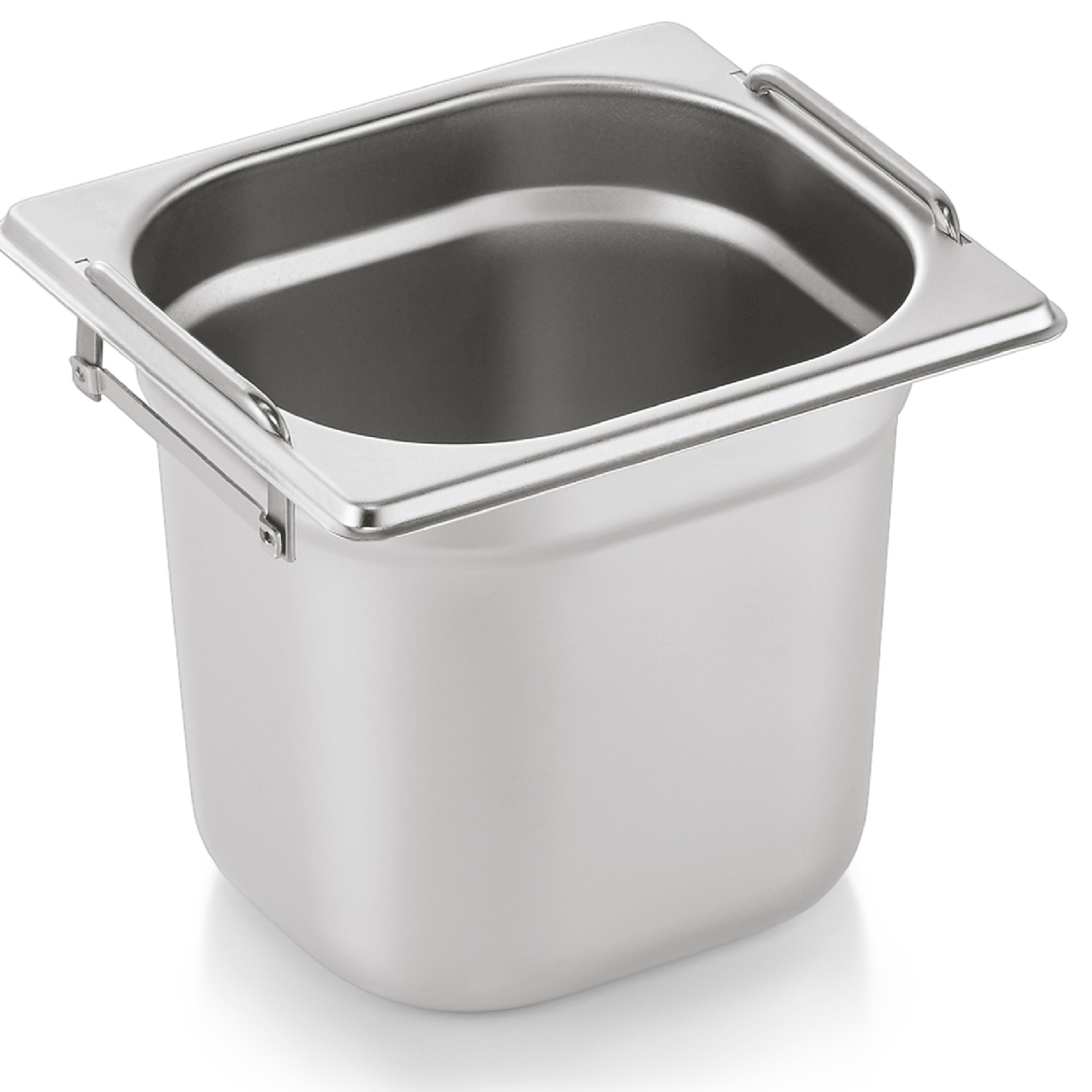 Roostevabast terasest GN-nõu-pann koos käepidemega GN1/6 Sügavus 150mm | Adexa 8166H Roostevabast terasest GN-nõu-pann koos käepidemega GN1/6 Sügavus 150mm | Adexa 8166H - Image 1