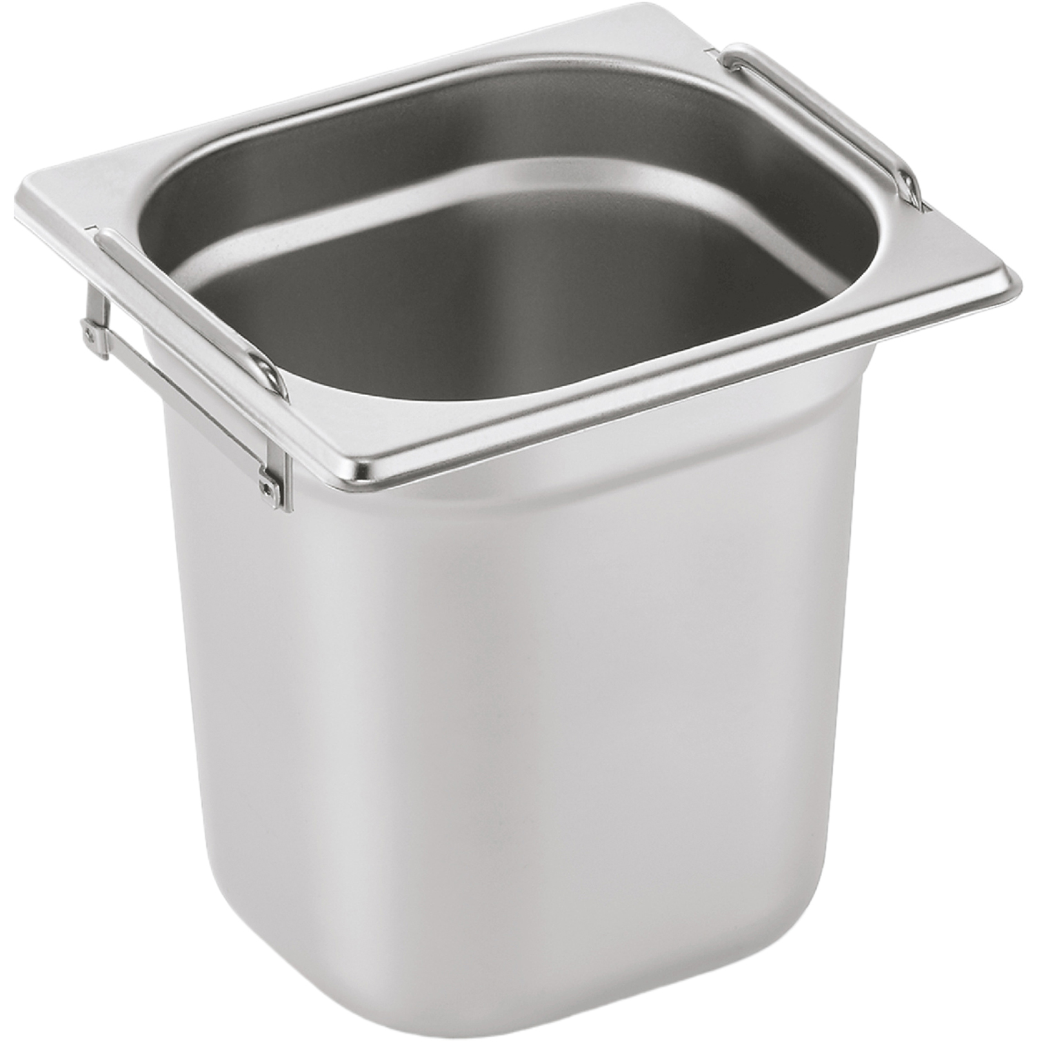 Roostevabast terasest gastronoomikanõu käepidemega GN1/6 sügavus 200mm | Adexa 8168H Roostevabast terasest gastronoomikanõu käepidemega GN1/6 sügavus 200mm | Adexa 8168H - Image 1