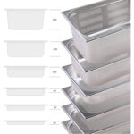 Roostevabast terasest GN nõu Perforeeritud GN1/2 Sügavus 200mm | Adexa 8128P - Image 2