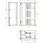 Baarikülmik 3 liugust 312 liitrit Roostevaba teras | Adexa SSBC03PS - Image 2