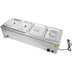Bain Marie koos 4xGN1/2 konteinerite ja kaante ning äravoolukraaniga | Adexa BR11045