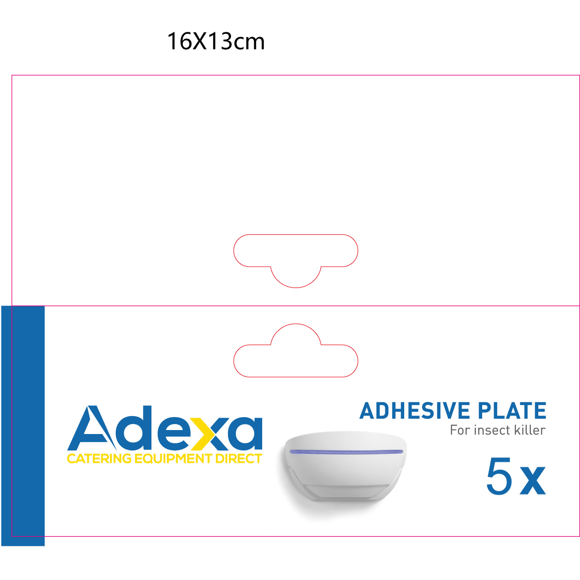 5 tk Liimipaber Putukatapjale Adexa C515W | 5 tk Liimipaber Putukatapjale Adexa C515W | - Image 1