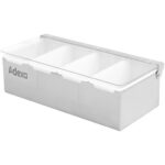 Maitseainete anumad kaanega, 4 sektsiooni, roostevaba teras ja plastik | Adexa CHB04 - Image 3