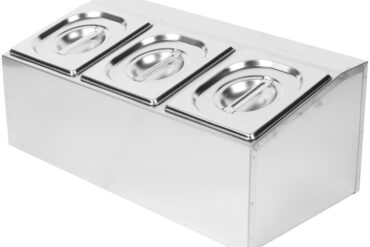 Maitseainehoidja, Mis Sisaldab 3Xgn1/6-100Mm Anumaid Ja Kaasi | Adexa Chd03A