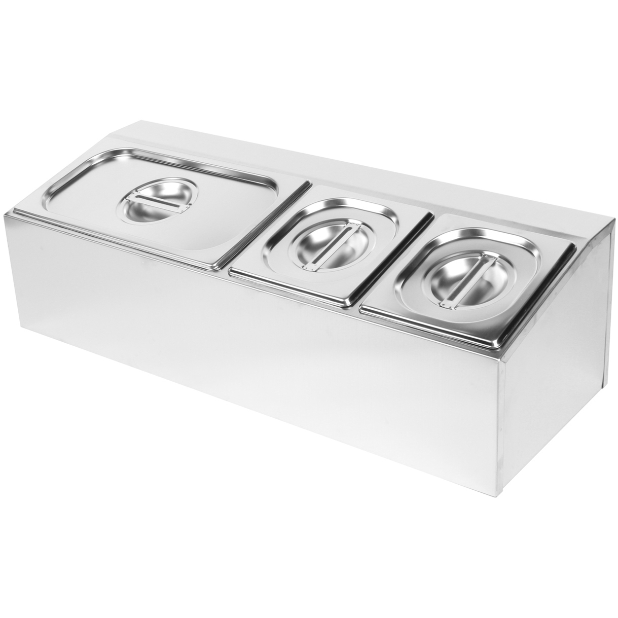 Maitseainehoidja Kastmete Hoidja, Sisaldab 2Xgn1/6-150Mm Ja 1Xgn1/3-150Mm Nõusid Ja Kaasi | Adexa Chd04Ad2 - Image 1