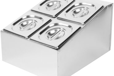 Maitseainete Hoidja, Mis Sisaldab 4Xgn1/6-100 Mm Kausse Ja Kaasi | Adexa Chd04B