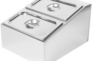 Maitseainete Hoidik, Sisaldab 2Xgn1/3-150Mm Kaanega Anumaid, Roostevaba Teras | Adexa Chd04Bd3