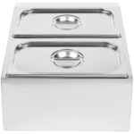 Maitseainete Hoidik, Sisaldab 2Xgn1/3-150Mm Kaanega Anumaid, Roostevaba Teras | Adexa Chd04Bd3 - Image 2