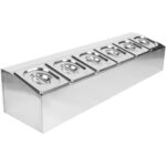 Kastmehoidik, Sisaldab 6Xgn1/6-150Mm Anumaid Ja Kaasi | Adexa Chd06Ad