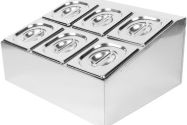 Kastmehoidik, Mis Sisaldab 6Xgn1/6-150Mm Kausse Ja Kaasi | Adexa Chd06Bd