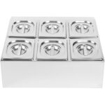 Maitseainehoidja, Mis Sisaldab 6Xgn1/6-100Mm Anumaid Ja Kaasi | Adexa Chd06B - Image 3