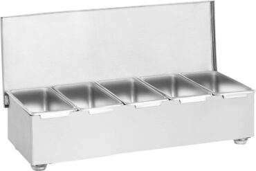 Maitseainehoidja Kaanega, Kaasa Arvatud 5 Konteinerit, Roostevaba Teras | Adexa Chf05