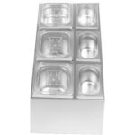 GN nõude hoidik/süvend, Sisaldab 3Xgn1/6 + 3Xgn1/9  | Adexa Chm01D - Image 6