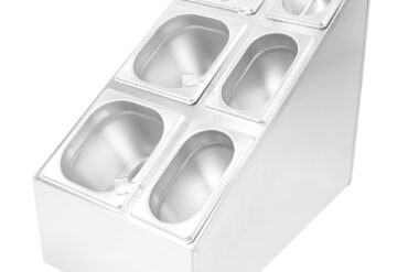 Maitseainenõude Hoidja, Sisaldab 3Xgn1/6 + 3Xgn1/9  | Adexa Chm01Pcfl