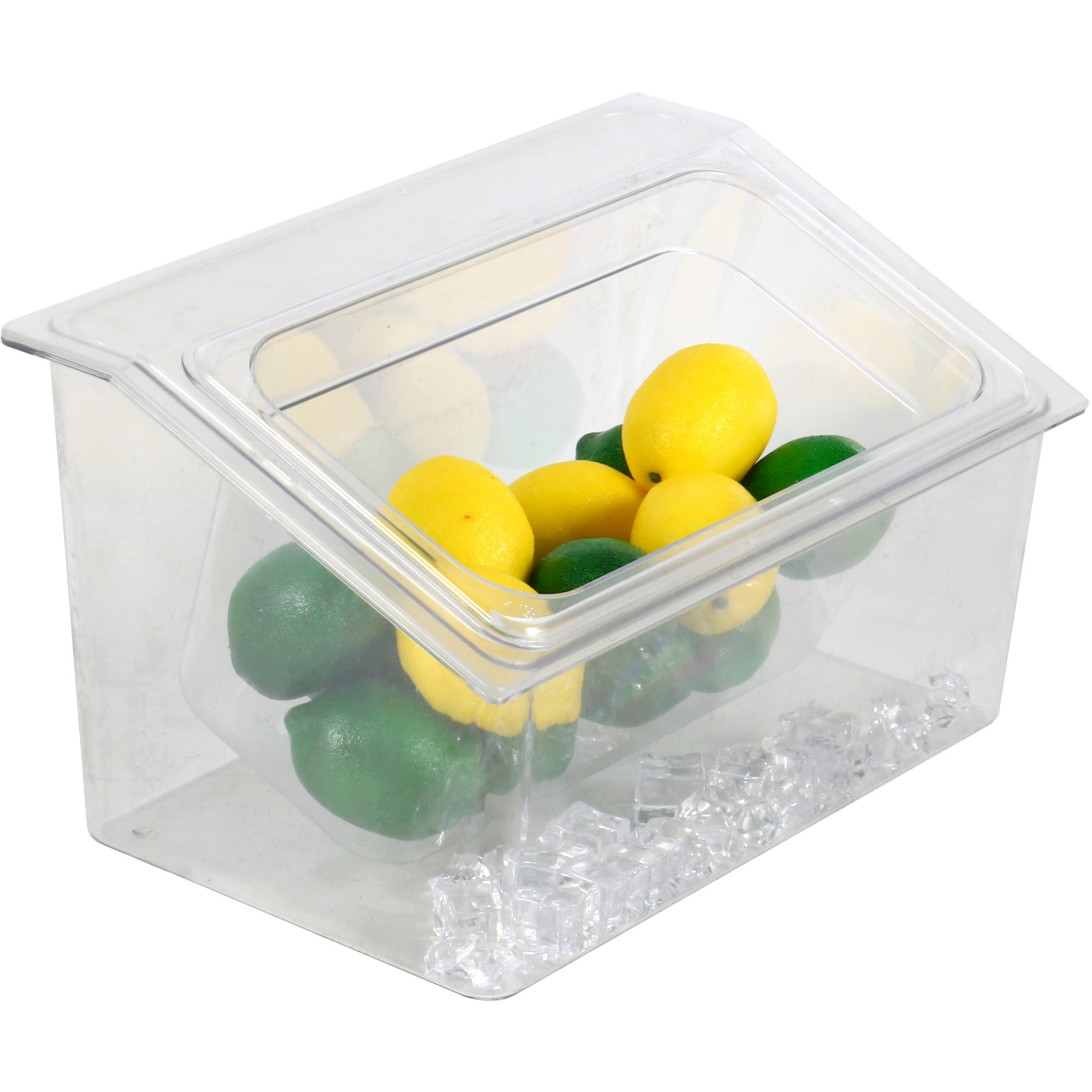 Jahutusega Maitseainehoidja Jahutatav Maitseainehoidja koos 1xGN1/3-100mm kaanega plastmahutiga | Adexa CHP04B - Image 1