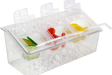 Jahutatav Maitseaine Hoidja koos 3xGN1/6-100mm kaanega plastmahutitega | Adexa CHP06B