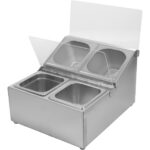 Maitseainete Hoidja Koos 4Xgn1/6-100Mm  | Adexa Chrlf04B1