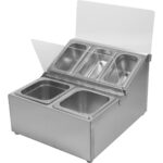 Vürtside Hoidja, Sisaldab 2Xgn1/6-100Mm Ja 3Xgn1/9-100Mm Panne Ning Kaanega Peaosasid | Adexa Chrlf04B2