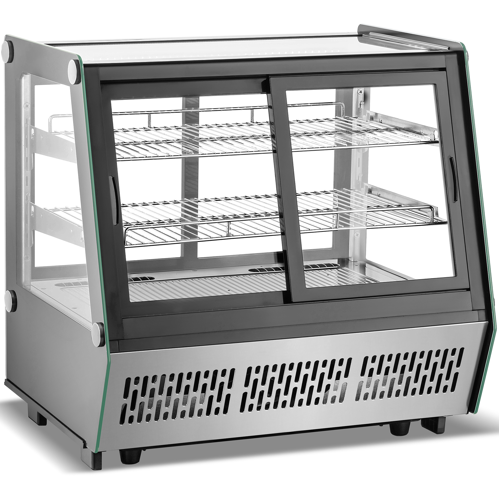 Vitriinkülmik 160 liitrit Avaneb Eest & Tagant 2 riiulit Must | Adexa CW1601 Vitriinkülmik 160 liitrit Avaneb Eest & Tagant 2 riiulit Must | Adexa CW1601 - Image 1