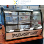 Vitriinkülmik 160 liitrit 2 riiulit Roostevaba teras | Adexa CW160R - Image 2