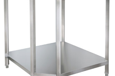 Töölaud Nurgamoodul Roostevaba Teras 900X900X700X700X980Mm Alumine Riiul | Adexa Cwt1070S