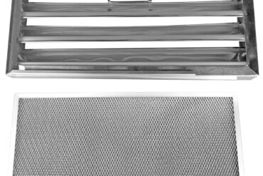 Vent kubu deflektorfilter & võrgufilter käepidemete ja juhikutega roostevaba teras/alumiinium 500x250x40mm | Adexa DCF50254AM