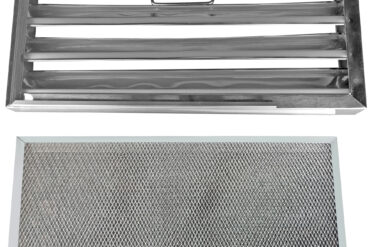 Ventilatsioonikubu põhja filter ja premium võrkfilter käepidemega roostevaba teras/alumiinium 500x250x40mm | Adexa DCF50254SM