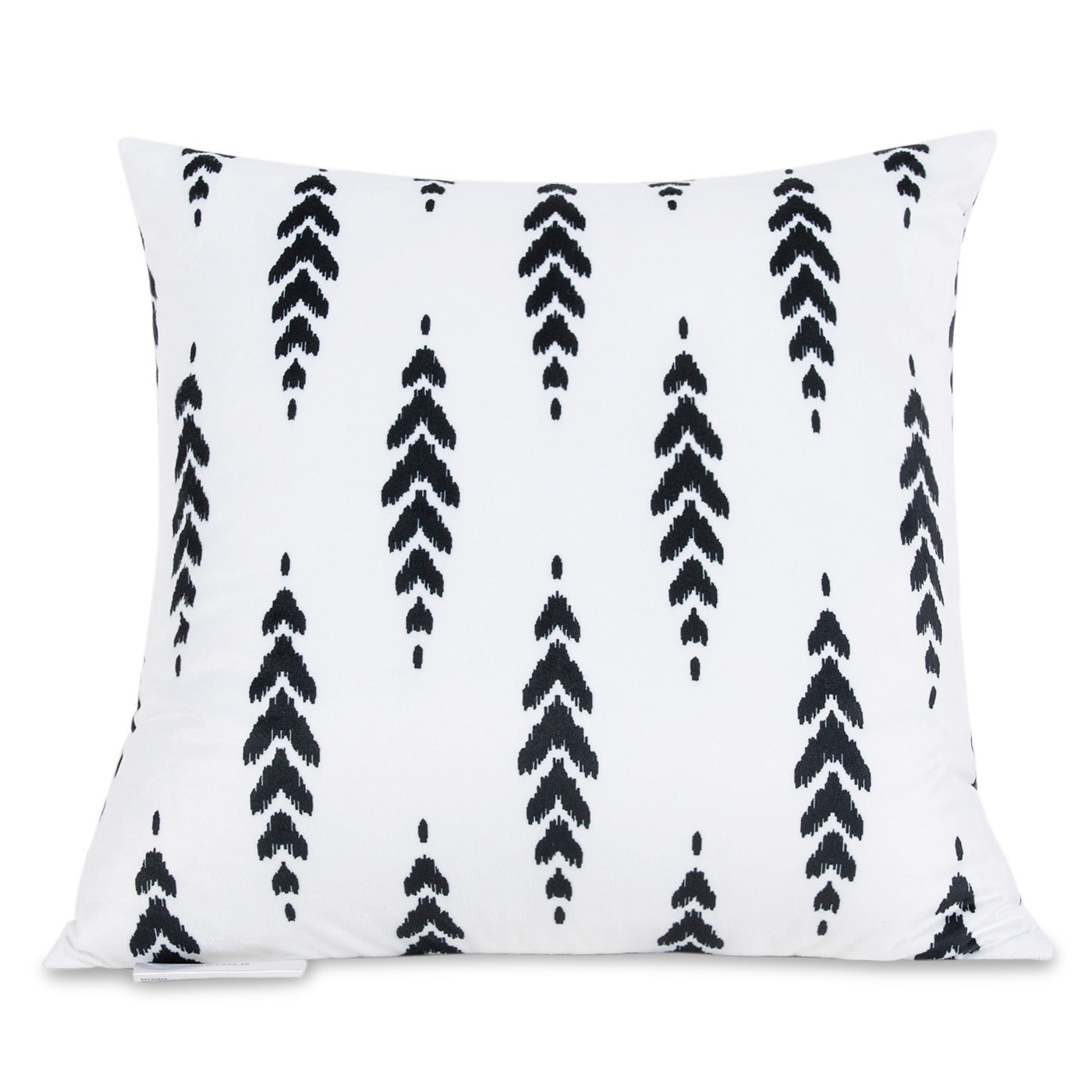 Padjapüür 50x50cm Valge musta mustriga | Siexa DPC50502 Padjapüür 50x50cm Valge musta mustriga | Siexa DPC50502 - Image 1