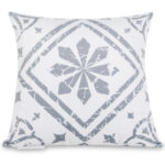 Padjapüür 50x50 cm Valge halli trükiga | Siexa DPC50503