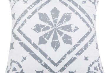 Padjapüür 50x50 cm Valge halli trükiga | Siexa DPC50503