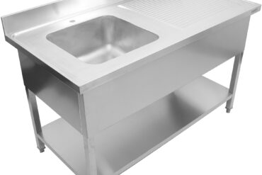 Valamu roostevaba teras 1000x700x900mm 1 kauss vasakul pritsmekaitsega | Adexa YLS107BL1