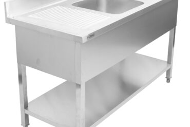 Topeltvalamu Roostevabast Terasest 1800X700X950Mm 2 Kaussi Paremal Pritsmekaitsega | Adexa Dsd1870R