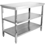 Töölaud Roostevaba Teras 3 Tasandit  1000X700X900 Mm | Adexa Dw3T10070