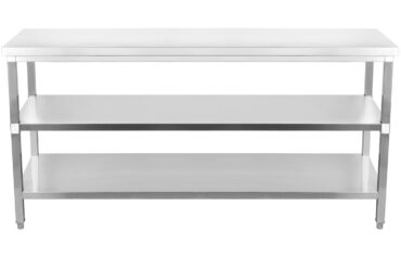 Töölaud Roostevaba Teras 3 Tasandit  Jalad 2000X600X900Mm | Adexa Dw3T20060