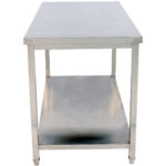 Premium  töölaud Roostevabast terasest alumine riiul 1000x600x900mm | Adexa DWT10060WO - Image 3