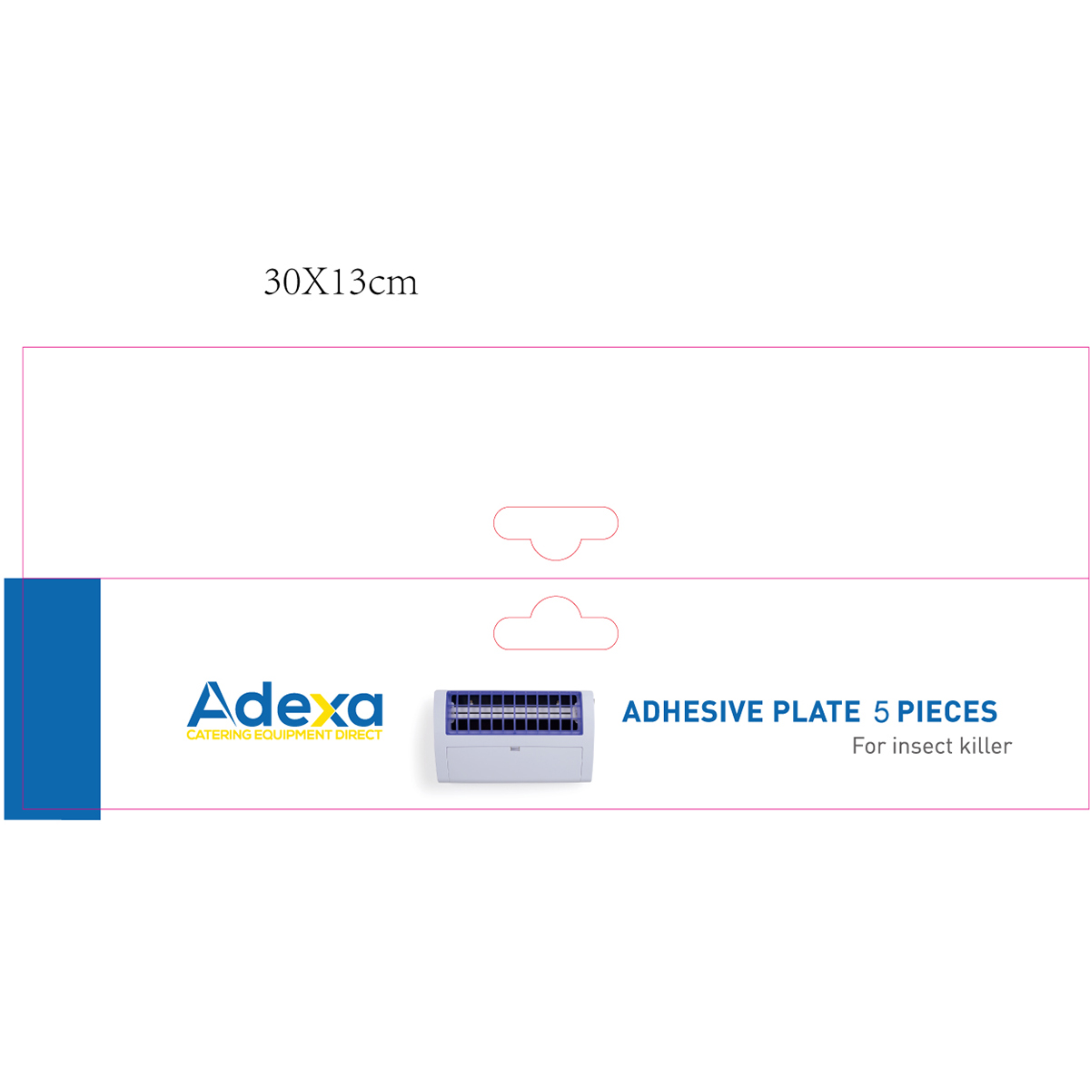 5 tk kleeppaber putukatapja Adexa E36 jaoks | 5 tk kleeppaber putukatapja Adexa E36 jaoks | - Image 1