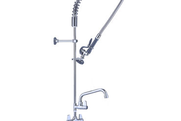 Eelpesupihusti Swing-tüüpi segisti Lauaplaadile paigaldatav Topelt sisselaskeavaga Kõrgus 1000 mm Roostevaba teras | Adexa EQ2801A12