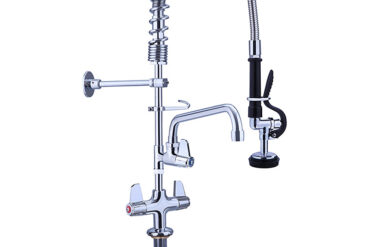 Eelpesudush koos keeratava segistiga,  seinakinnitusega, Kõrgus 600mm Roostevaba teras | Adexa EQ7801A08