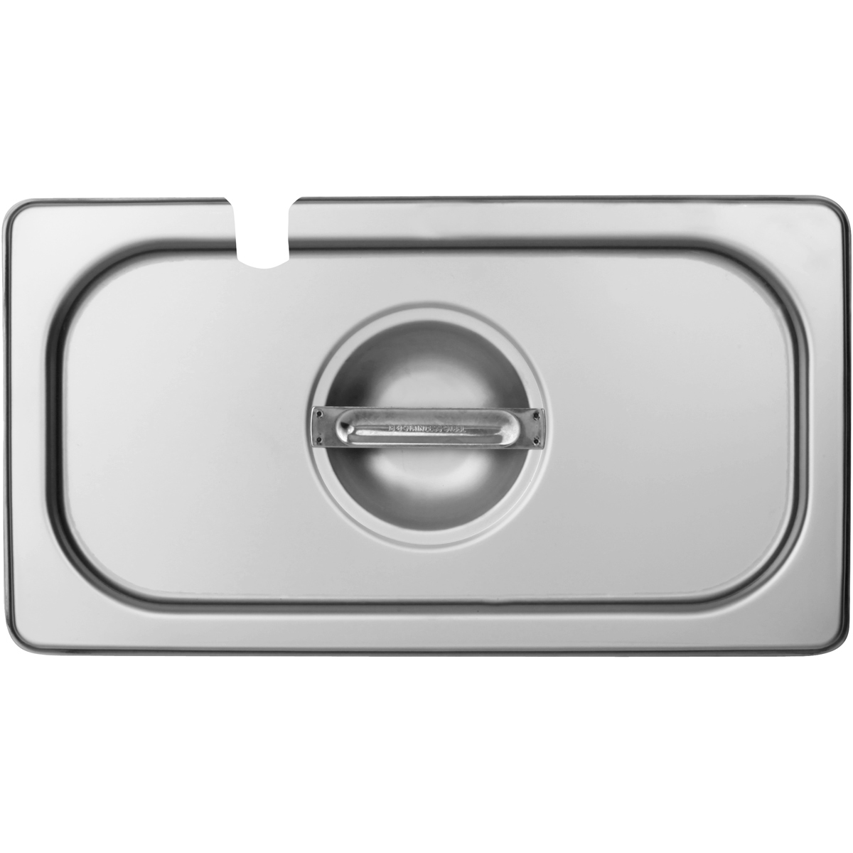 Roostevabast terasest GN-nõu kaas lusikapesaga GN 1/3 | Adexa 813LN Roostevabast terasest GN-nõu kaas lusikapesaga GN 1/3 | Adexa 813LN - Image 1