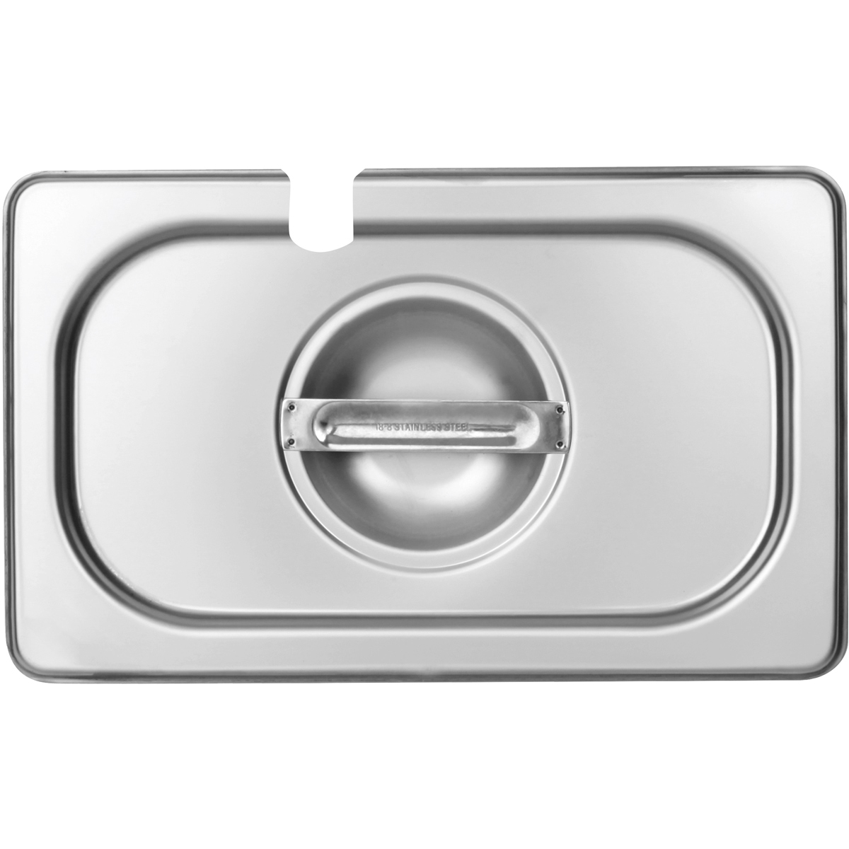 Roostevabast terasest GN-nõu konteineri kaas kulbikaarega GN1/4 | Adexa 814LN Roostevabast terasest GN-nõu konteineri kaas kulbikaarega GN1/4 | Adexa 814LN - Image 1