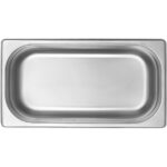 Roostevabast terasest GN-nõu-pann GN1/3 sügavus 20mm | Adexa 81320 - Image 2