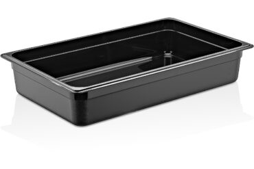 Polükarbonaadist Gastronorm-pann GN1/1 Sügavus 65mm Must | Adexa PB8112