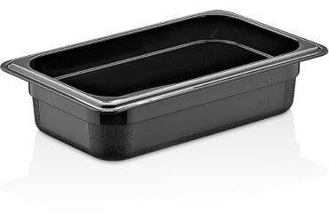 Polükarbonaadist GN-nõu Nõu GN1/4 Sügavus 65mm Must | Adexa PB8142