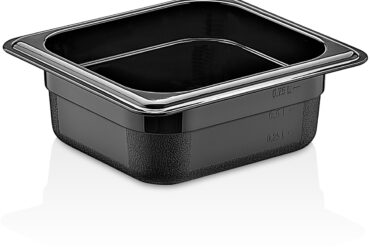 Polükarbonaadist GN-nõu Pann GN1/6 Sügavus 65mm Must | Adexa PB8162