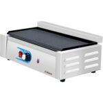 Professionaalne Elektrigrill 1 tsoon 1.4 kW Ribidega Malmist Pealis | Adexa GP3030EW