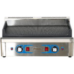 Professionaalne elektrigrill 1 tsoon 2.3kW Ribitud malmist plaat | Adexa GP5530EW - Image 3