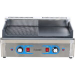 Professionaalne Elektriline Grill 1 tsoon 2.3kW Sile/Triibuline Malmist pind | Adexa GP5530EGW - Image 3