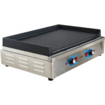 Professionaalne Elektriline Grill 2 tsooni 4,6 kW Sooniline Malmist Plaat | Adexa GP7050EW - Image 3