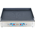 Professionaalne Elektriline Grill 2 tsooni 4,6 kW Sooniline Malmist Plaat | Adexa GP7050EW - Image 2